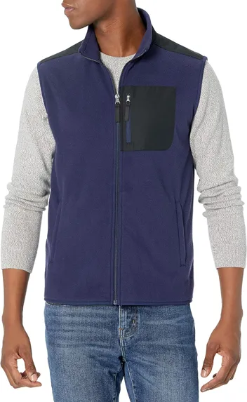 Men's Full-Zip Polar Fleece Vest