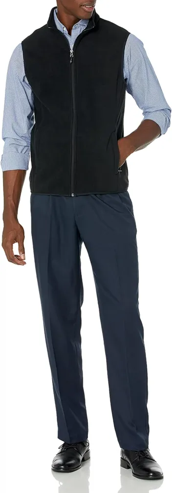 Men's Full-Zip Polar Fleece Vest