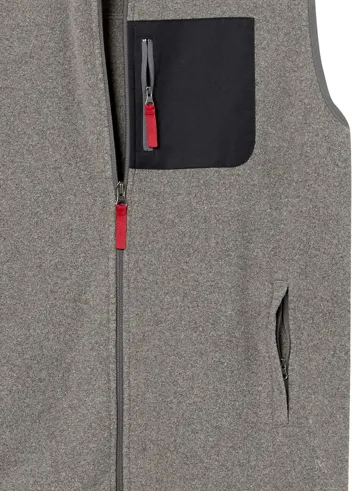 Men's Full-Zip Polar Fleece Vest