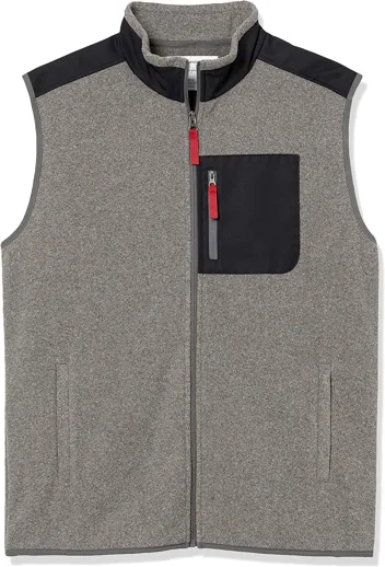 Men's Full-Zip Polar Fleece Vest