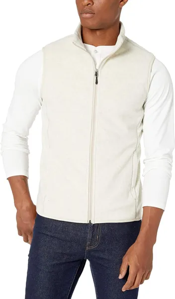 Men's Full-Zip Polar Fleece Vest