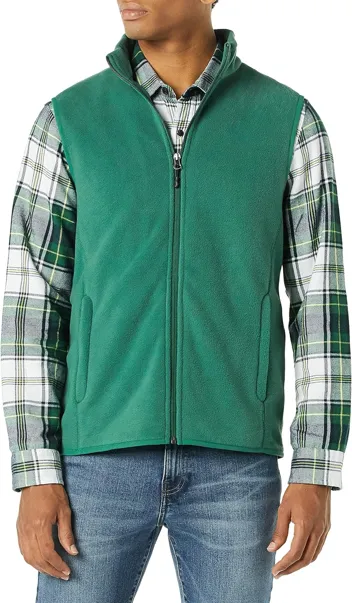 Men's Full-Zip Polar Fleece Vest