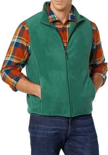 Men's Full-Zip Polar Fleece Vest