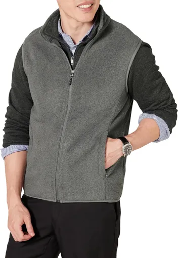 Men's Full-Zip Polar Fleece Vest