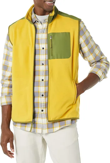 Men's Full-Zip Polar Fleece Vest