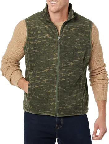 Men's Full-Zip Polar Fleece Vest