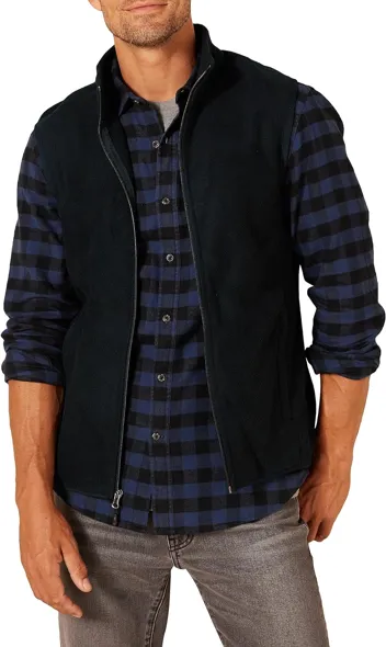 Men's Full-Zip Polar Fleece Vest