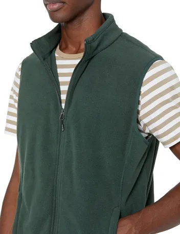 Men's Full-Zip Polar Fleece Vest