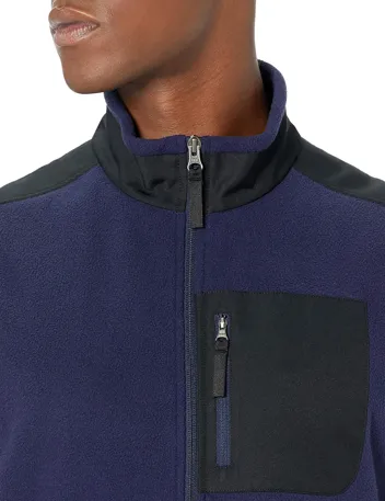 Men's Full-Zip Polar Fleece Vest