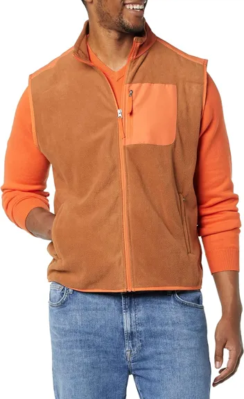 Men's Full-Zip Polar Fleece Vest