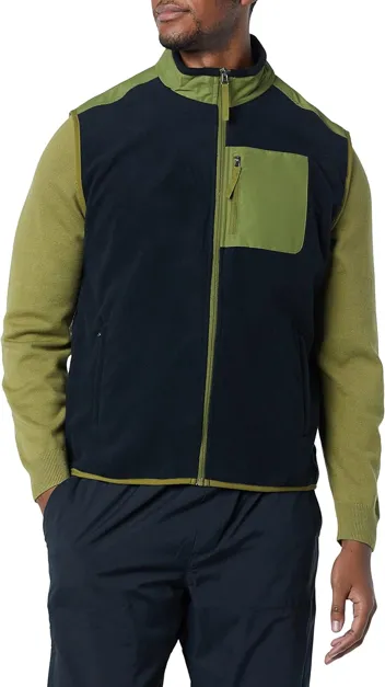 Men's Full-Zip Polar Fleece Vest