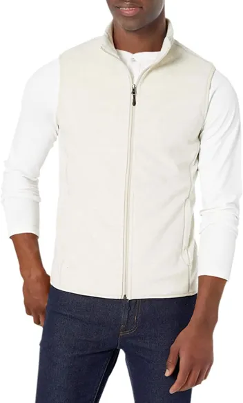 Men's Full-Zip Polar Fleece Vest