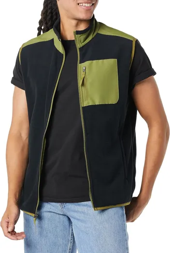 Men's Full-Zip Polar Fleece Vest