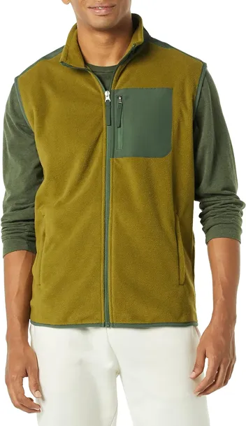 Men's Full-Zip Polar Fleece Vest