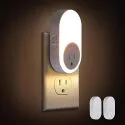 Adjustable Plug-in Night Lights with Pass-Through Outlet