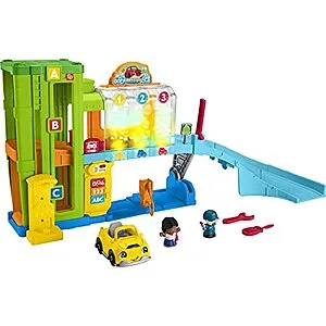 Little People Kids' Light-Up Smart Stages Learning Garage Playset