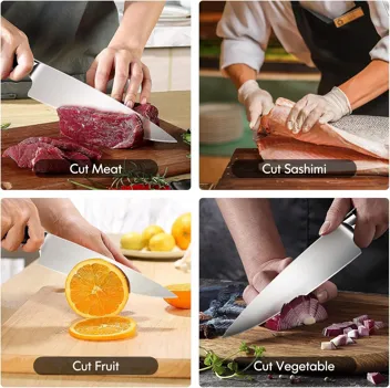 Lapalide 7" Carbon Stainless Steel Chef's Knife