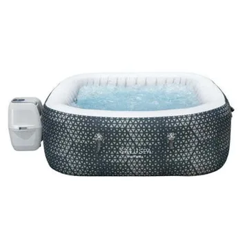 SaluSpa Monterey AirJet 4-6 Person Outdoor Inflatable Hot Tub 4-6 Person with Pump