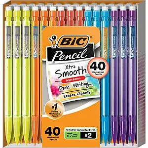 0.7mm Xtra-Smooth Mechanical Pencils (40-Count)