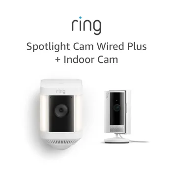 Ring Spotlight Cam Plus 1080p Color Night Vision Security Camera (Battery)