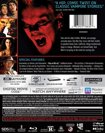 The Lost Boys (35th Anniversary Edition / 4K Ultra HD + Blu-ray + Digital 4K)