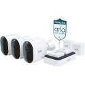 Arlo Pro 4 Spotlight 3-Cam 2K Wireless Security Camera System (12-Pieces)