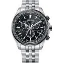 Eco-Drive Classic Chronograph Watch in Stainless Steel with Perpetual Calendar