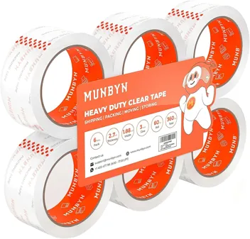 Munbyn 60-Yard Clear Heavy Duty Packing Tape