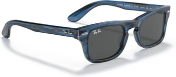 Boys' Burbank Junior Rectangular Sunglasses (Black or Blue)