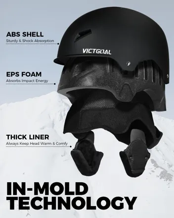 Victgoal Snowboard Helmet (8 Vents