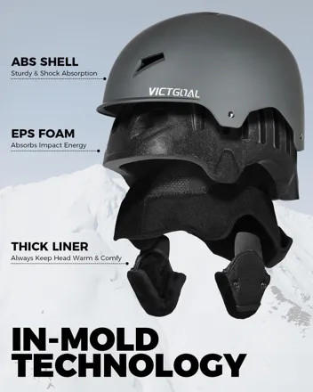 Victgoal Snowboard Helmet (8 Vents