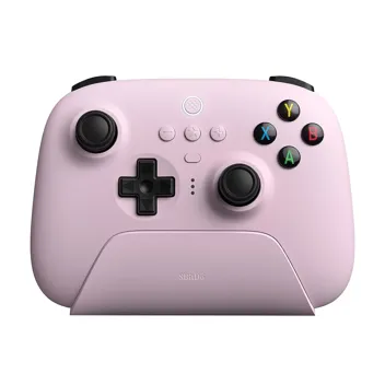 8BitDo Ultimate 2.4g Wireless Controller w/ Charging Dock (Mobile & PC, Pastel Pink)