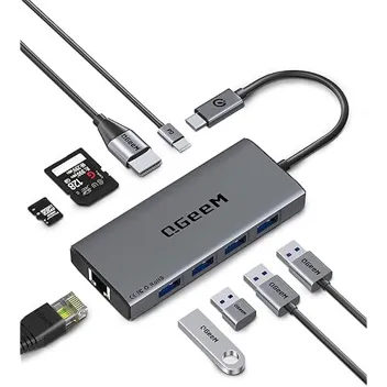 9-in-1 USB-C Hub with 100W PD, 4K HDMI & Gigabit Ethernet