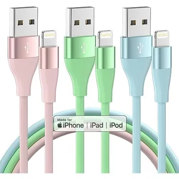 10ft USB-A to Apple MFi Lightning Cable