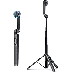 OMOTON O-Mag Phone Tripod 64" Extendable Magnetic Selfie Stick Tripod w/ Remote, Travel Tripod