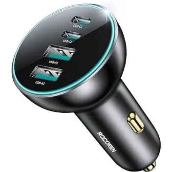 70W USB-C 4-Port Car Charger