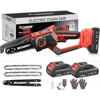 Aoben 6" 550W Brushless Motor Electric Cordless Mini Chainsaw Kit