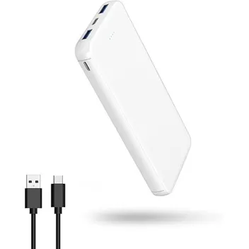 Vanyust 3A 10000mAh 3-USB Portable Power Bank