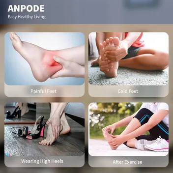 Anpode Shiatsu Foot Massager with He