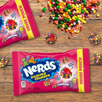 Nerds 18.5oz Gummy Clusters Candy Rainbow