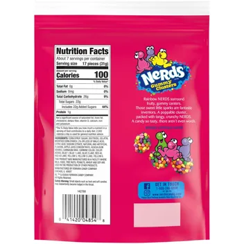 Nerds 18.5oz Gummy Clusters Candy Rainbow