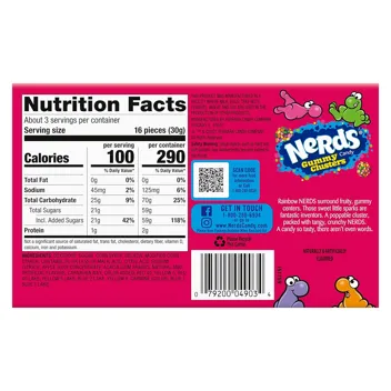 Nerds 18.5oz Gummy Clusters Candy Rainbow