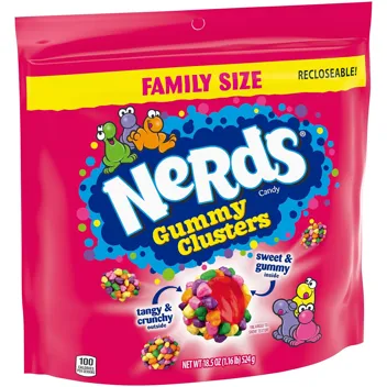 Nerds 18.5oz Gummy Clusters Candy Rainbow