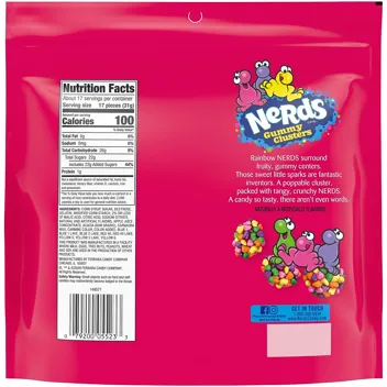 Nerds 18.5oz Gummy Clusters Candy Rainbow