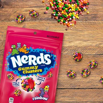 Nerds 18.5oz Gummy Clusters Candy Rainbow