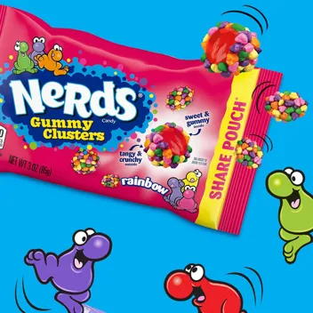 Nerds 18.5oz Gummy Clusters Candy Rainbow