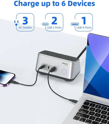 Huntkey 68W Portable 7-in-1 USB-C Charger