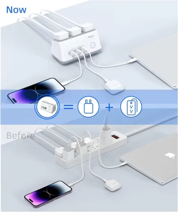 Huntkey 68W Portable 7-in-1 USB-C Charger