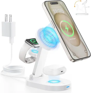 iDsonix 3-in-1 Magnetic Wireless Charging Station (iPhone