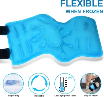 Resuable Gel Knee Ice Pack Wrap